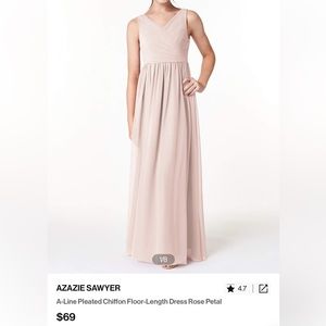 Azazie Light Pink Bridesmaid Dress